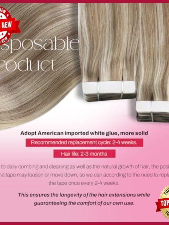 20 Inch Tape In Hair Extensions Human Hair Remy Quality 20pcs 50g
